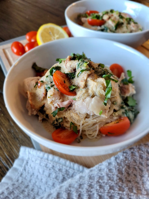 Tuscan Chicken Noodle Bowl