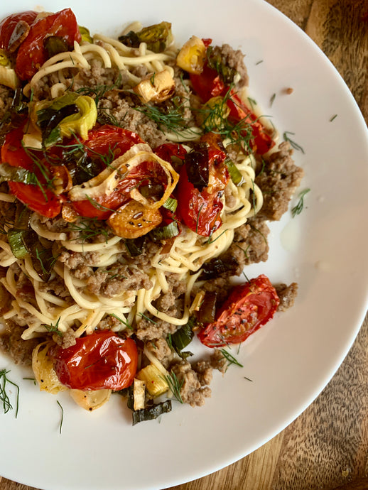 Roasted Tomato Spaghetti