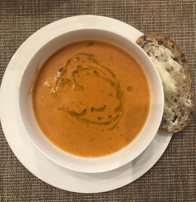 Roasted Tomato & Tarragon Soup