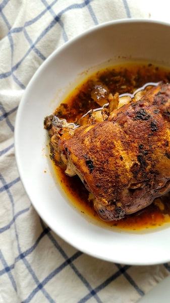 Slow Cooker Smoky Balsamic Pork Loin